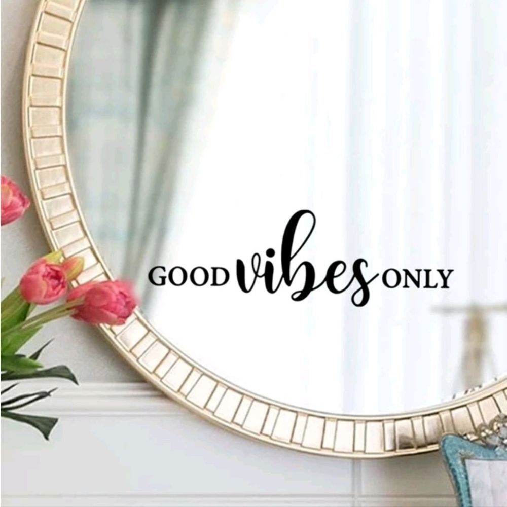 Good Vibes Only Wall Sticker / Decal